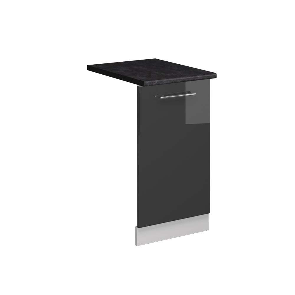 Vicco Panel przedni zmywarki Fame-Line, Antracyt wysoki połysk, 45 cm , BP Antracyt