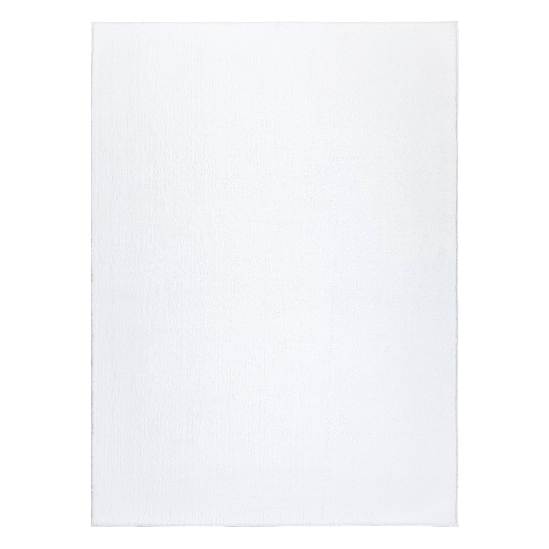Tappeto da lavaggio moderno LINDO bianco, antiscivolo, a pelo lungo 80x150 cm - 3