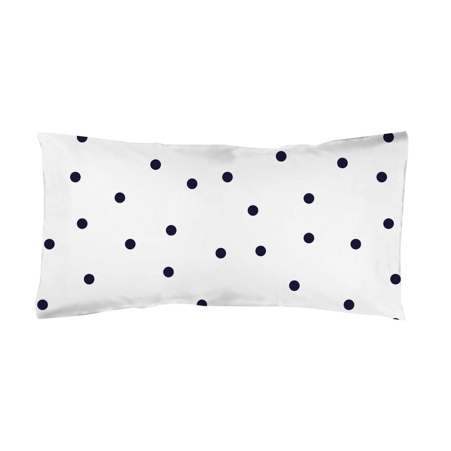 Funda almohada estampada topos negro - cama150 (50x75 / set 2 fundas