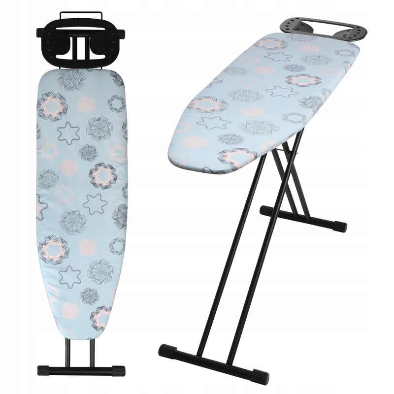 DESKA DO PRASOWANIA SKŁADANA DUŻA 120x38cm SZEROKA STANDARDOWA Z UCHWYTEM