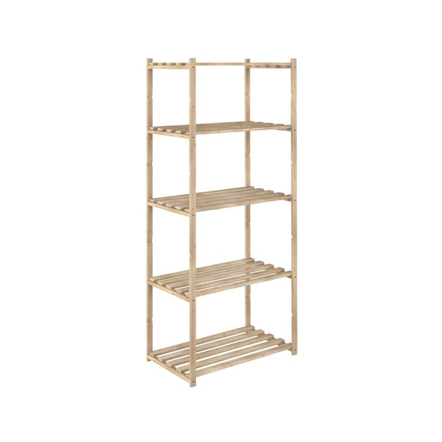 ETAGERE EN PIN 5 ETAGERES 65X40XH171 CM
