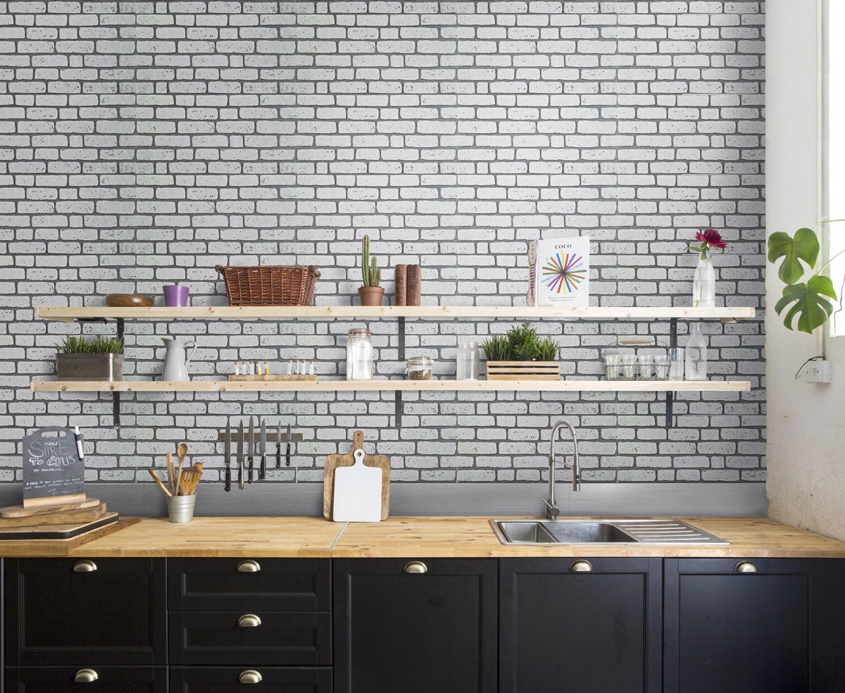 Newcastle - Panneau imitation brique en EPS recouvert de résine, dimensions 100 x 50 cm, épaisseur 2 cm - 7