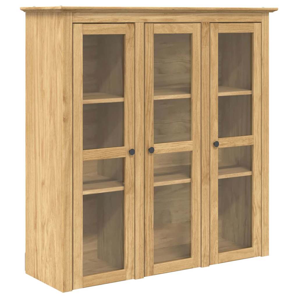Meuble avec Portes en Verre BODO Marron miel - 2