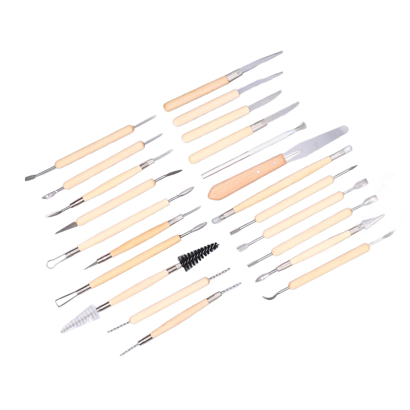 Set 10 Pezzi Utensili Per Scultura Ceramica E Argilla - Kit Intaglio Per Ceramisti E Hobbisti