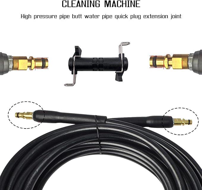 Adaptateur De Tuyau Coudé Pour Nettoyeur Haute Pression K2 K3 - Collier De Serrage, Anti-fuites