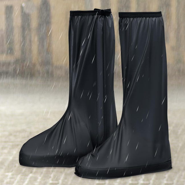 3 Paires Couvre-Chaussures Imperméables en Silicone, Surchaussures Impermeables, Protege Chaussures Anti-Pluie, Réutilisables, Antidérapants, pour Les Jours de Pluie, La Plage, Les Routes Boueuses 3 Paires Couvre-Chaussures Imperméables en Silicone, Surchaussures Impermeables, Protege Chaussures Anti-Pluie, Réutilisables, Antidérapants, pour Les Jours de Pluie, La Plage, Les Routes Boueuses