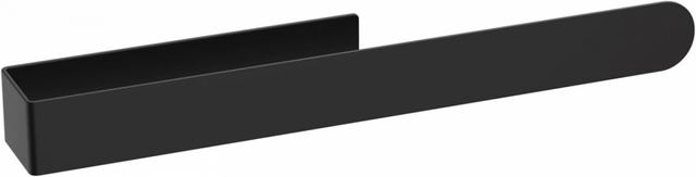 Wieszak na ręczniki łazienkowe bez wiercenia, stal nierdzewna, ścienny, samoprzylepny, 37 cm, czarny