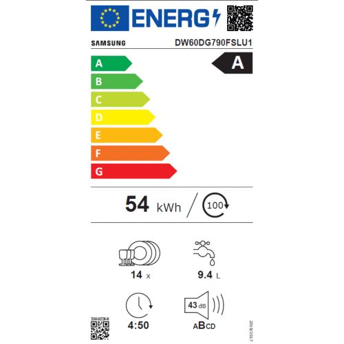 Lave vaisselle 60 cm SAMSUNG DW60DG790FSL - 9