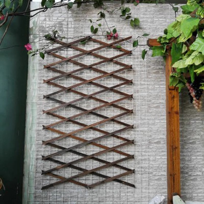 BEXTCOK Treillis de jardin extensible, panneaux de treillis, panneaux pour plantes grimpantes d'extérieur, pour usage extérieur (épaisseur 0,7 cm) - 7