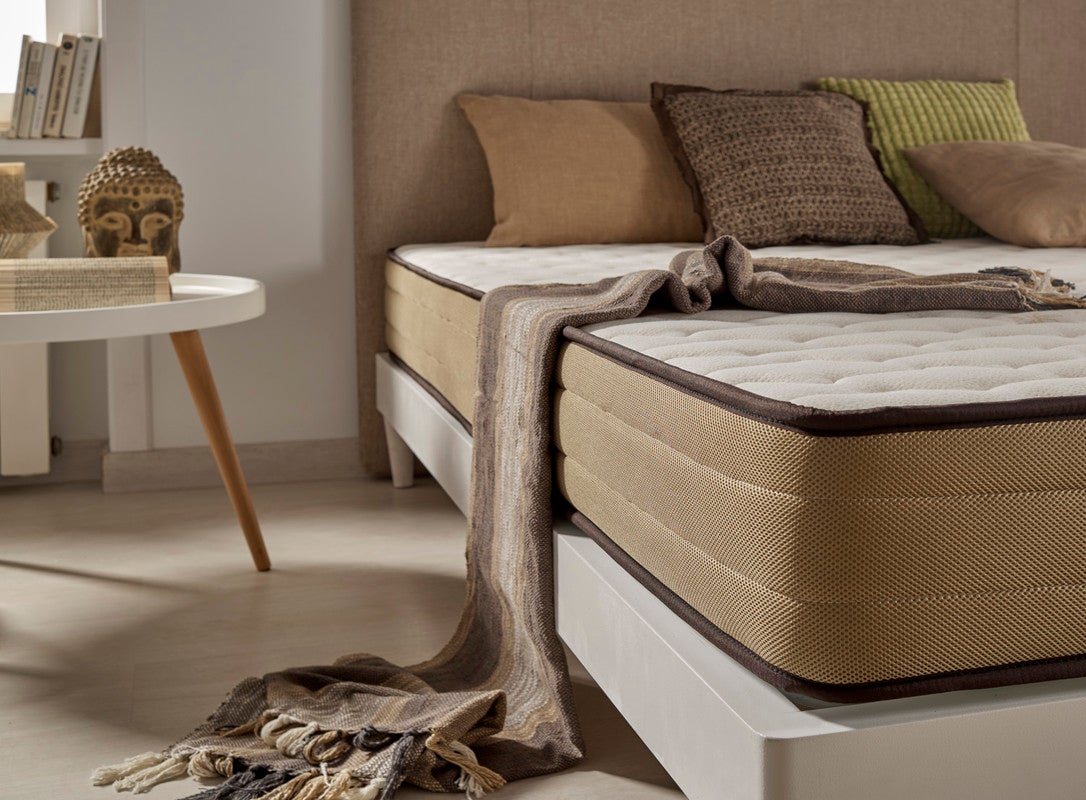 Colchón visco Luxe Bamboo Eco 135X190 IKON SLEEP 18 cm firmeza media-alta fibras huecas naturales - 5