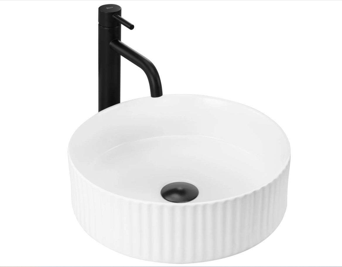 Umywalka Nablatowa Rea Delia Biały 36 X 36