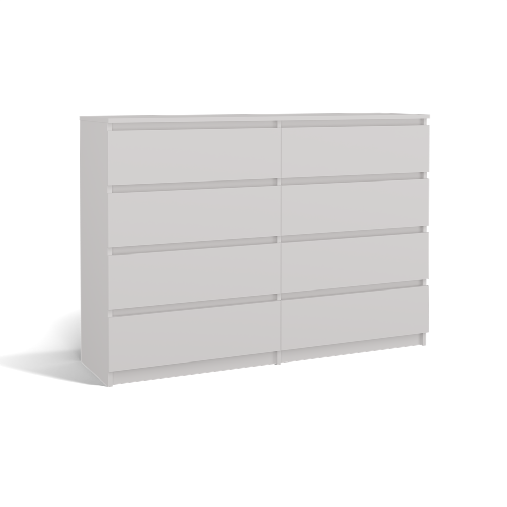 Komoda Topeshop Malwa M8 140 - Biel 40x138x97 cm