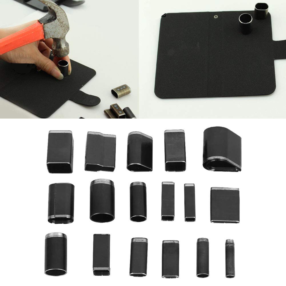 Kit 52 Emporte-pièces Pour Cuir Et Argile – Poinçons Creux Avec Marteau Et Tapis De Coupe