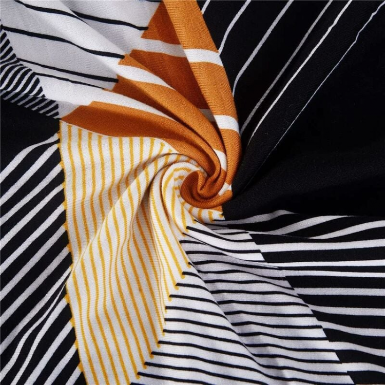 Lot de 4 Housse de Chaise Scandinaves , Extensible Housse de Chaise de Salle à Manger, Universelle Couverture de Chaise sans Accoudoirs pour Décoratio - 3