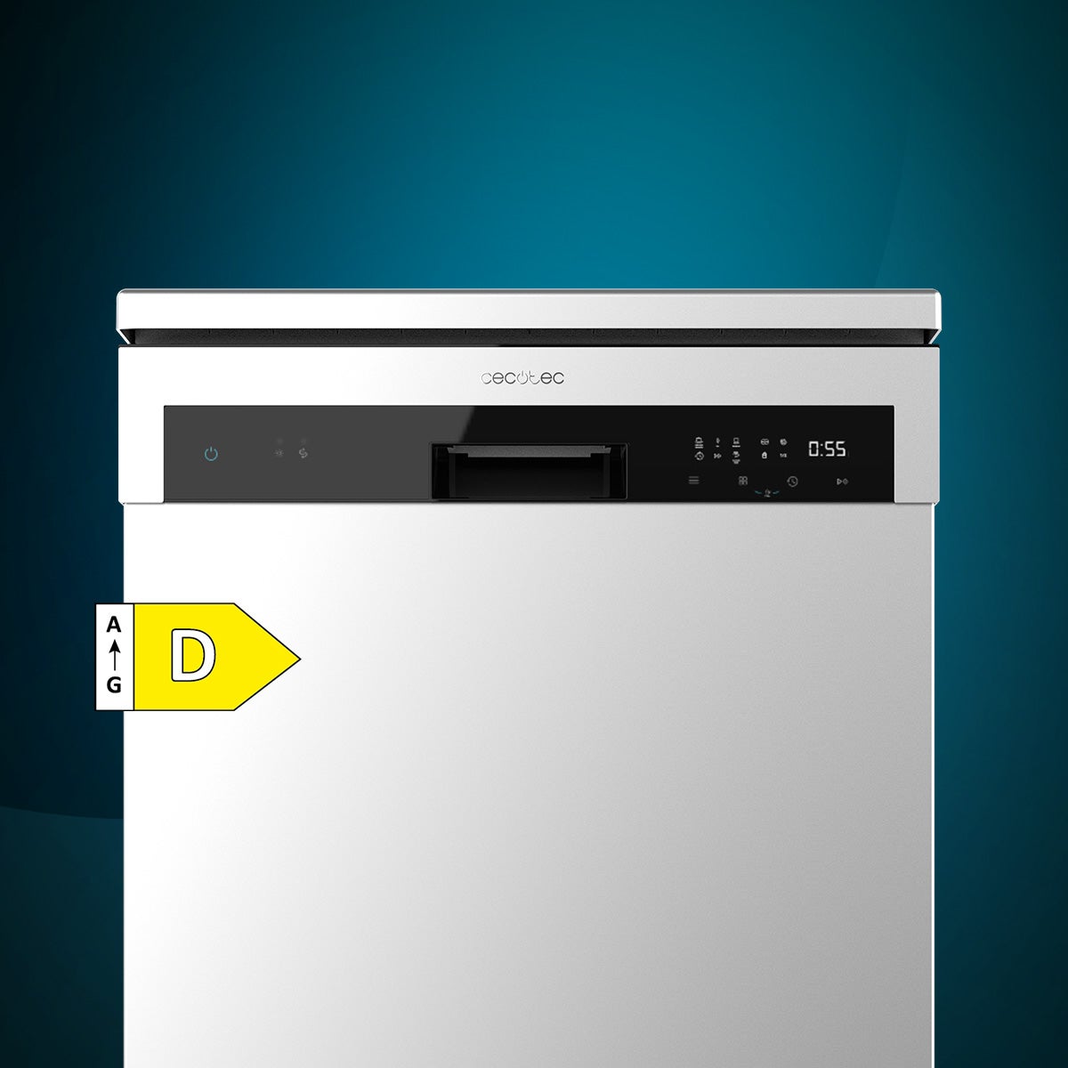 Cecotec Lave-vaisselle Indépendant de 60 cm Bolero Aguazero 6200 Inox D. 14 Couverts, 6 Programmes avec Dual Zone Wash, Dry+ - 4