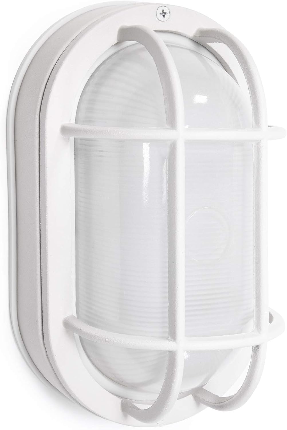 20-centymetrowa owalna lampa zewnętrzna LED do montażu na ścianie lub suficie, w stylu marynistycznym, do wpuszczania, do wilgotnych pomieszczeń, 75