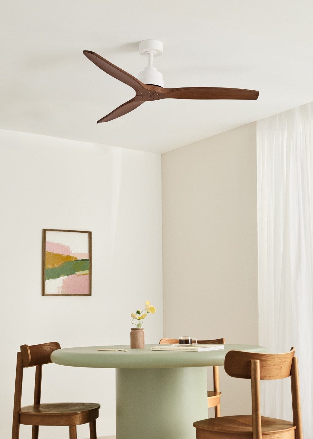 Ventilatori da soffitto a LED con motore a corrente continua e Ventilatori da soffitto a LED con motore a corrente continua e