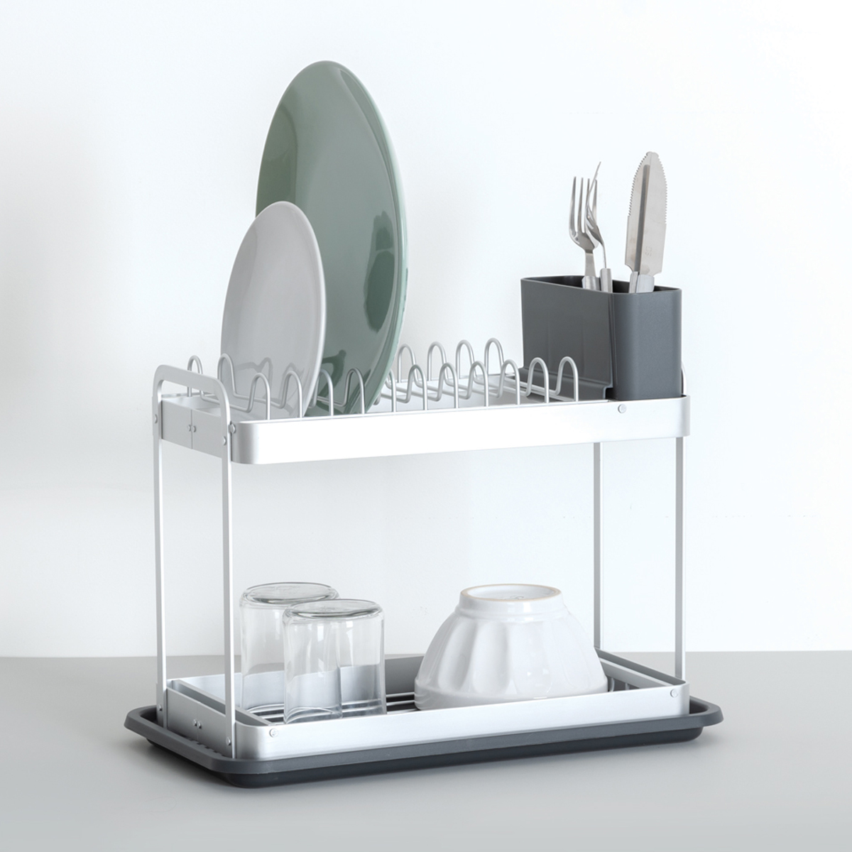 Relaxdays Égouttoir Pliable, Pour Votre Vaisselle (assiettes, Tasses