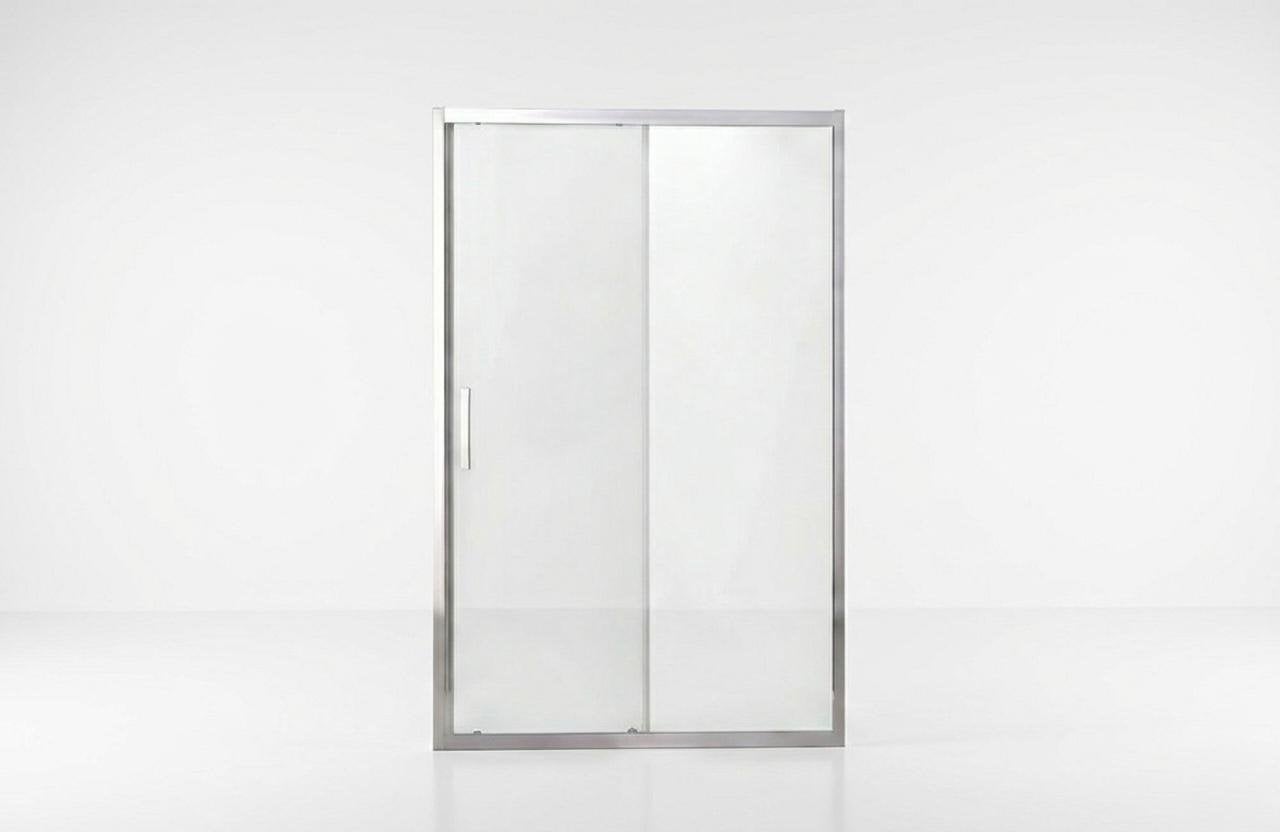 Box doccia a nicchia 165 cm porta scorrevole apertura laterale