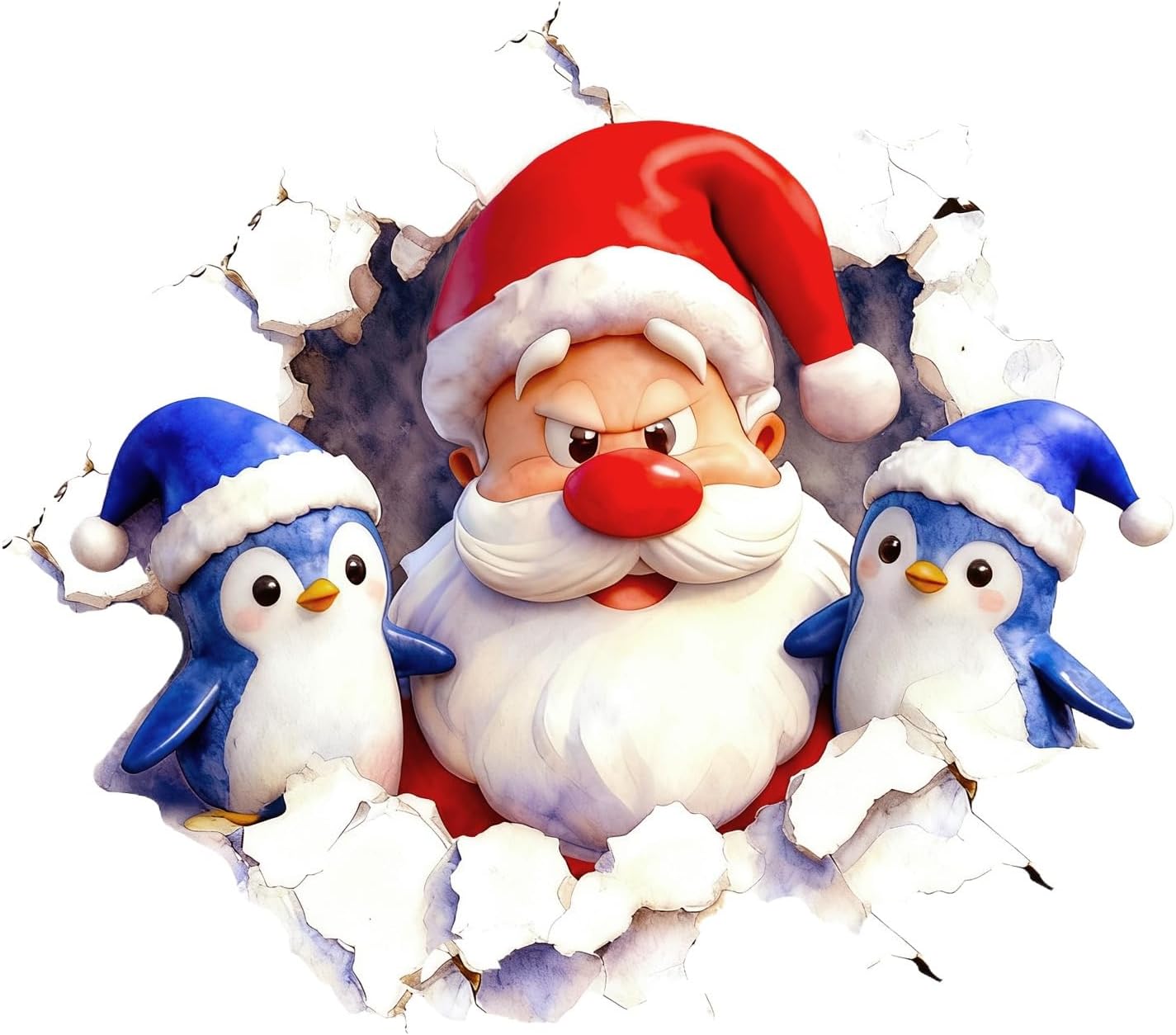 33 Autocollants De Noël Pour Abattant WC - Décorations Festives, PVC, Faciles à Coller