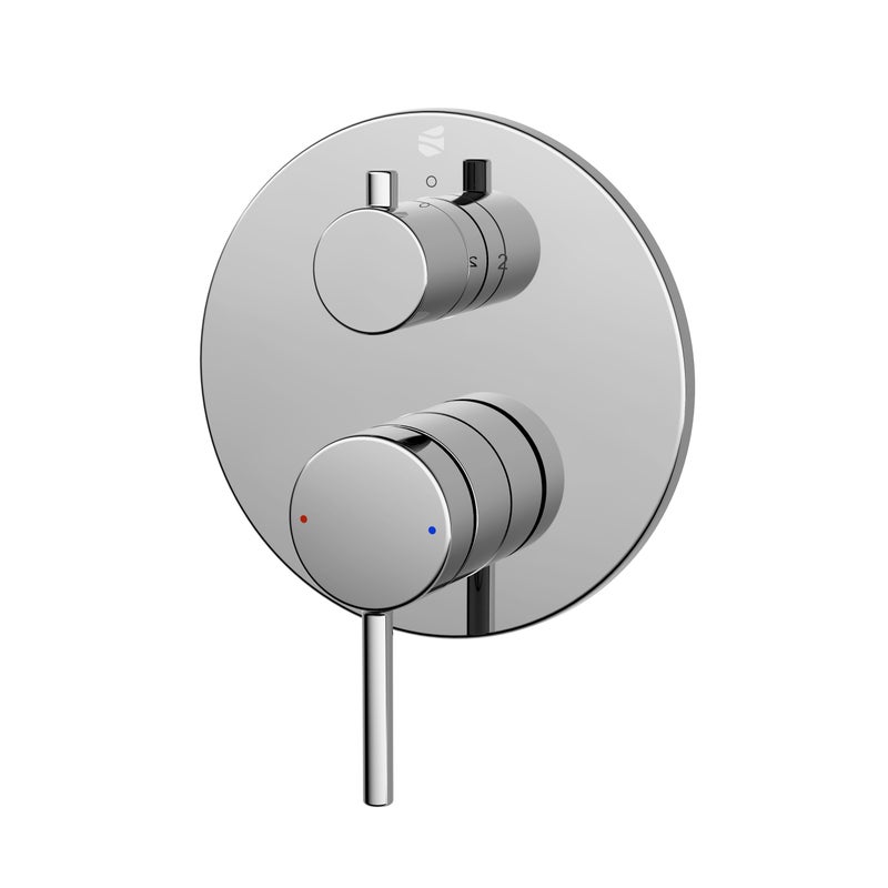 Bernstein Bateria wannowa podtynkowa VIREO chrom 2 tryby wylewki