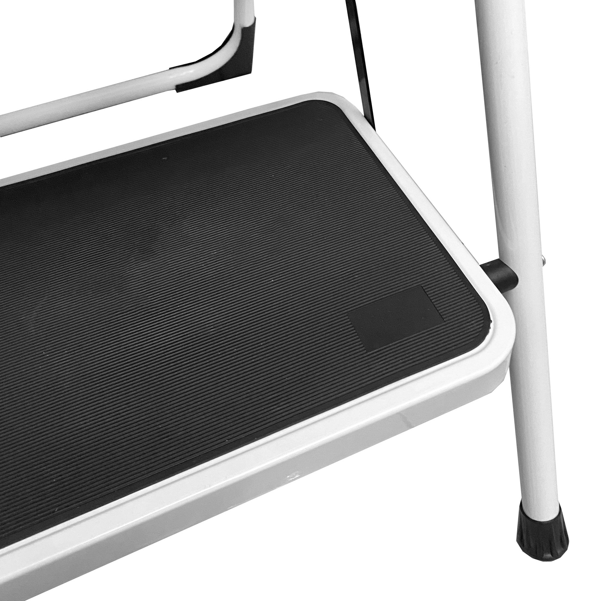 Échelle Pliable Acier Antidérapante 3 Marches 118x48x68 cm Nyana Home | Poignée Ergonomique | Grande Stabilité - 5