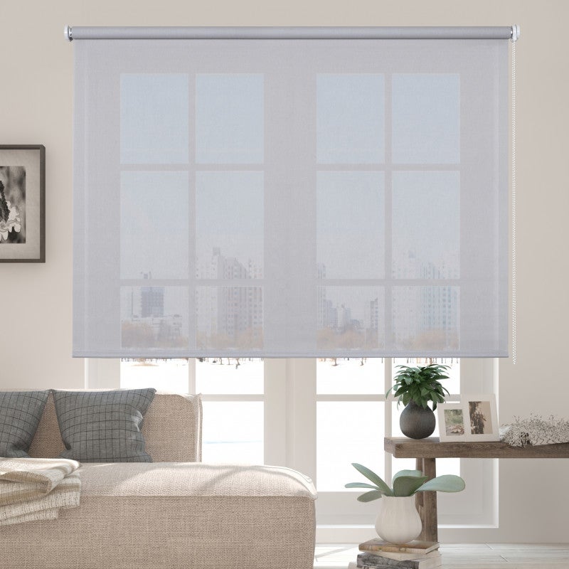 Estore rolo Screen - proteção solar e térmica Cinzento 140x250 cm - 5