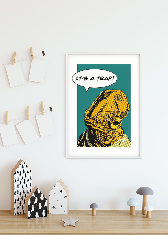 Poster d'art de Komar - Star Wars Classic Comic Quote Ackbar - Taille: 50 x 70 cm - 6