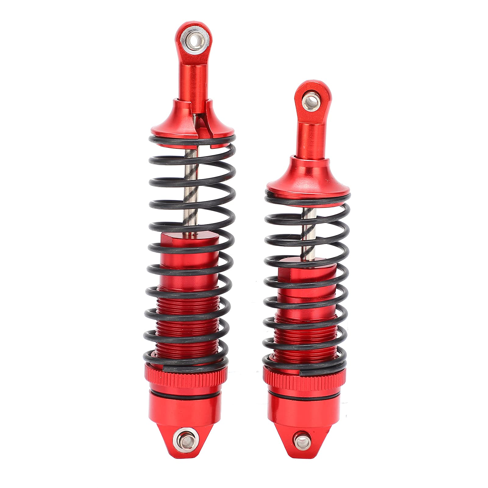 Set ammortizzatori anteriori posteriori per Traxxas Slash 4x4/Huanqi 727 Mountain Rat Truck (rosso) - 7