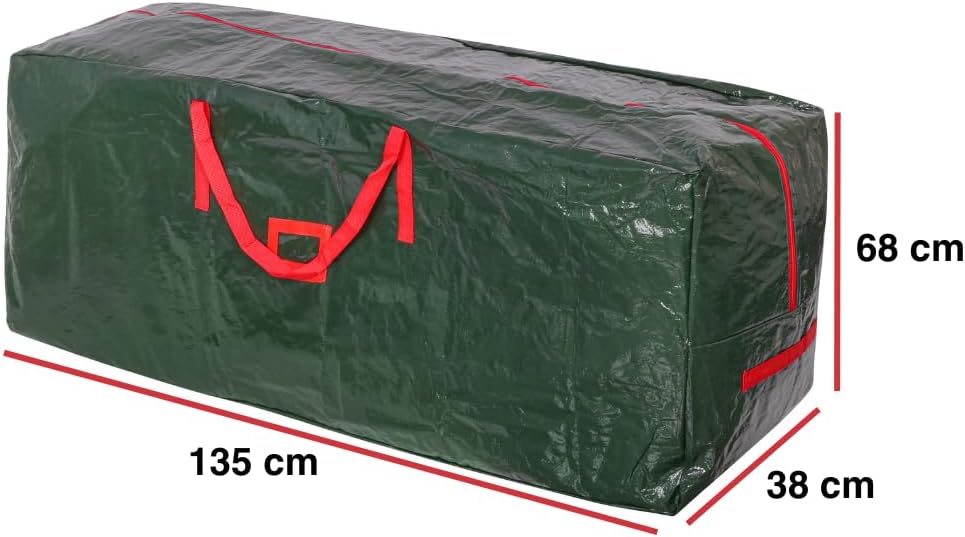 Borsa Porta Albero Di Natale Rolling Tree: Per Alberi Fino A 2.3m, Con Ruote E Manici, Protegge Da Polvere E Umidità.