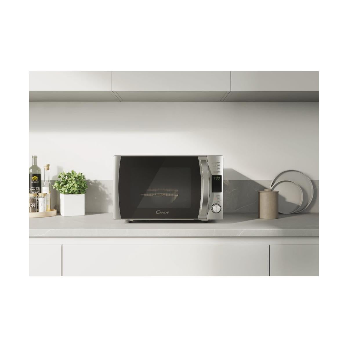 Four à micro-ondes Candy COOKinApp CMXG 30DS à surface plane avec gril 30 L 900 W Acier inoxydable - 2
