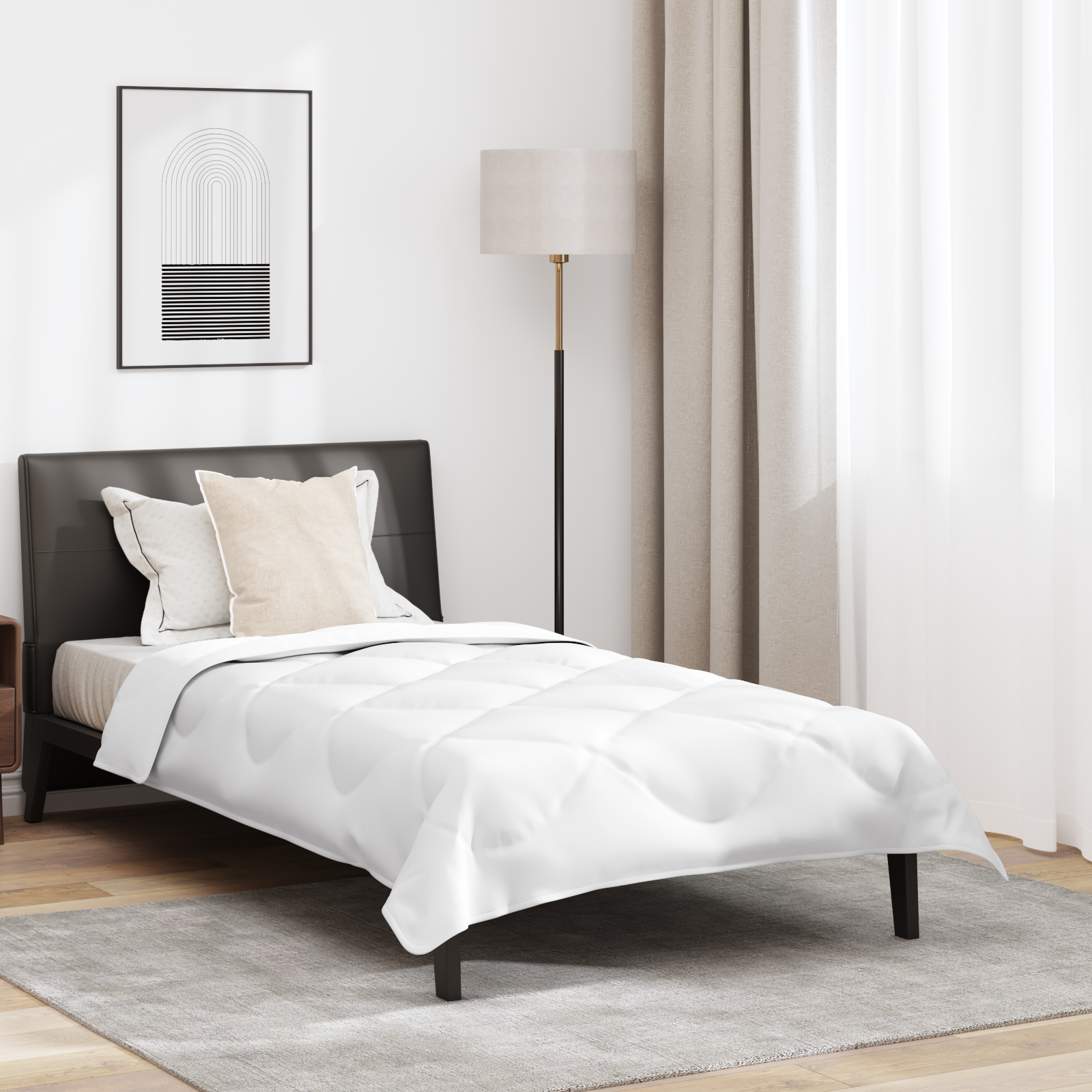 Duvet toutes saisons | Couette Autre Blanc 140 x 200 cm Microfibre - 2