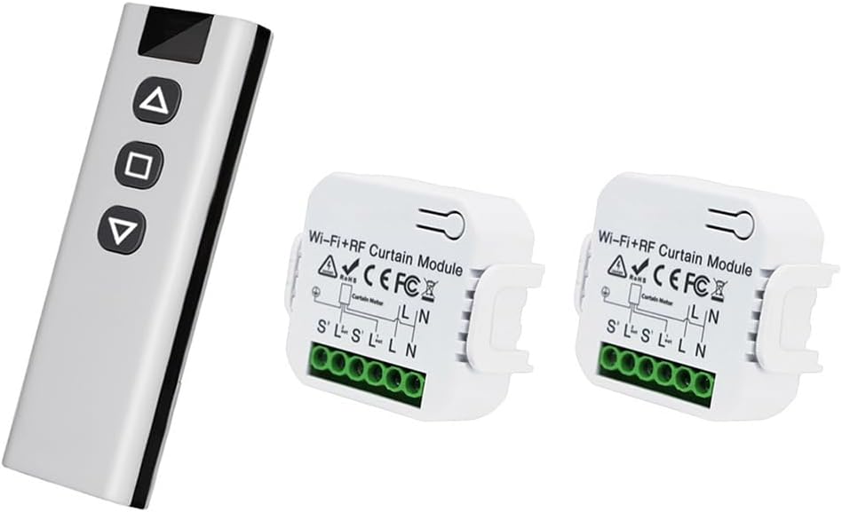 Commutateur de Rideau Intelligent Tuya WiFi 433 MHz Module de Commande ...