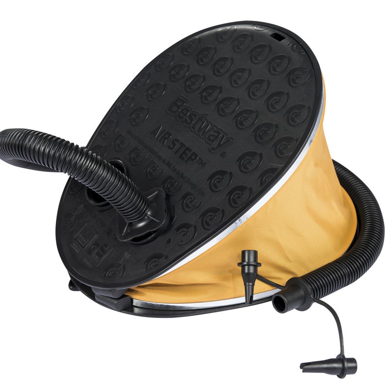 Pompka nożna do materaca pontonu 1,6L Bestway 29x22 turystyczna 3 końcówki