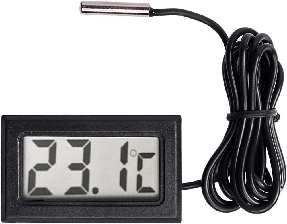 Szt. Nowy cyfrowy termometr LCD z sondą czujnika temperatury Zakres od -50 stopni Celsjusza do +110 stopni Celsjusza