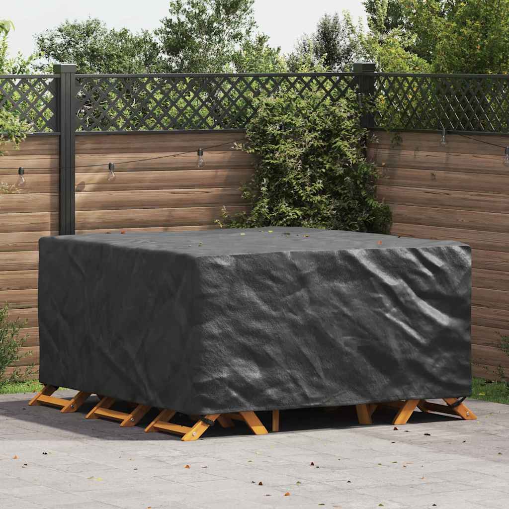 Pokrowiec na meble ogrodowe Czarny 180 x 190 x 85 cm 420D
