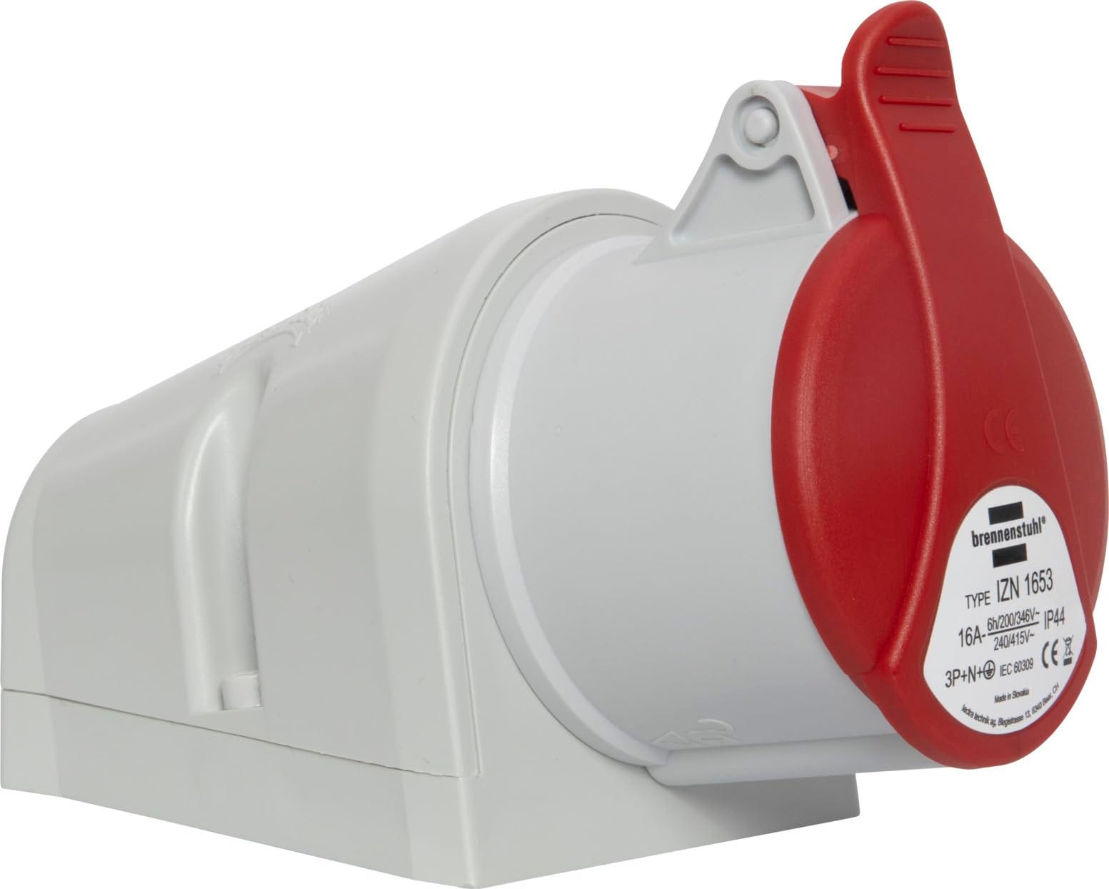 Presa Elettrica Industriale a Muro CEE 3 Poli, Brennenstuhl, Presa Industriale 230V/16A con Coperchio per Uso Esterno, Robusta & Resistente, Utilizzo | Leroy Merlin Presa Elettrica Industriale a Muro CEE 3 Poli, Brennenstuhl, Presa Industriale 230V/16A con Coperchio per Uso Esterno, Robusta & Resistente, Utilizzo | Leroy Merlin