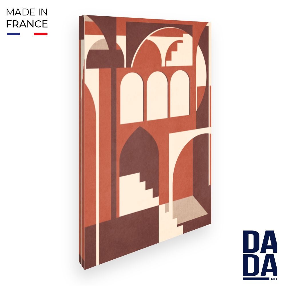 Toile Arches et escaliers / 60x90cm / Fabriqué en France / DADA ART ...