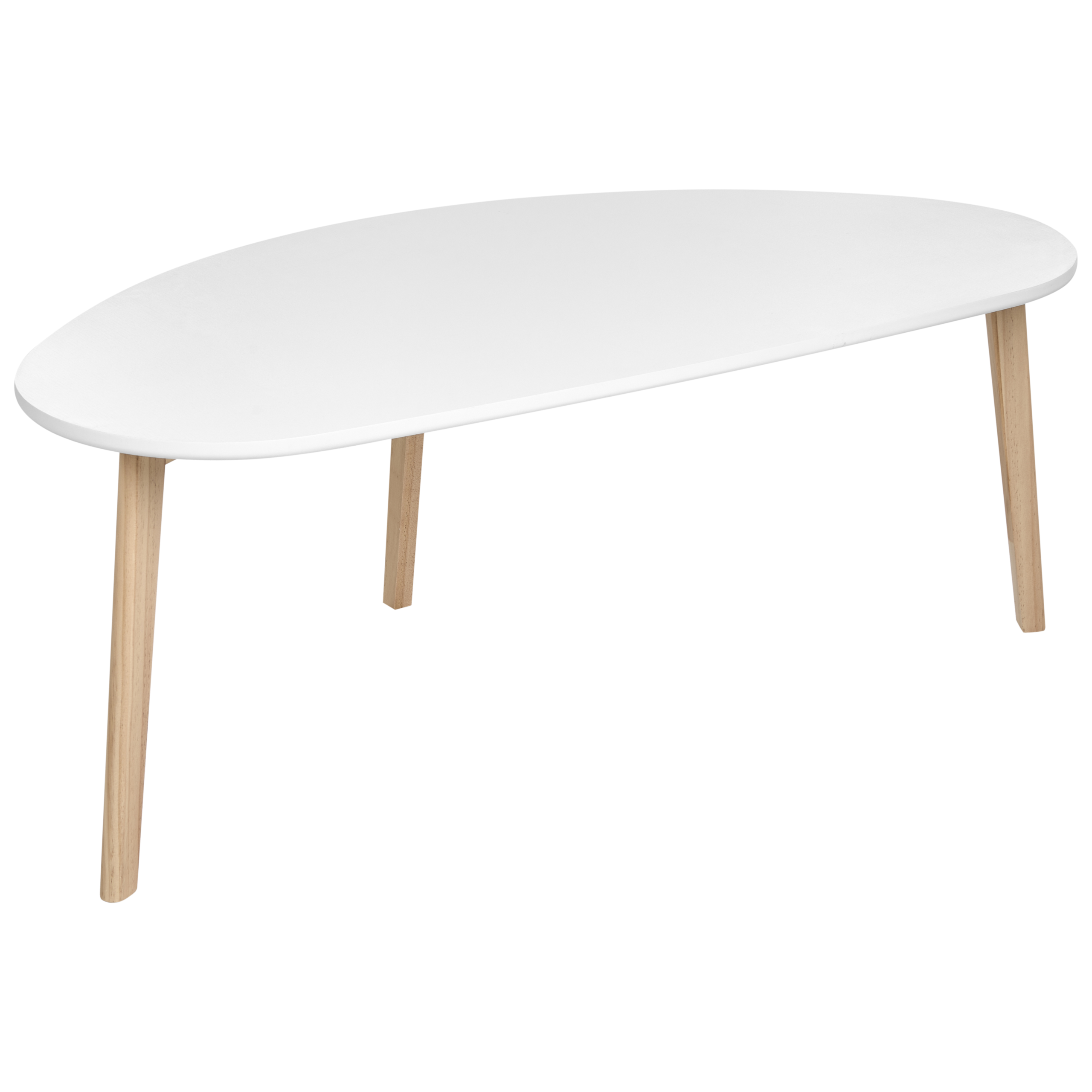 Beliani Mesa De Centro Fly Blanco , Leroy Merlin