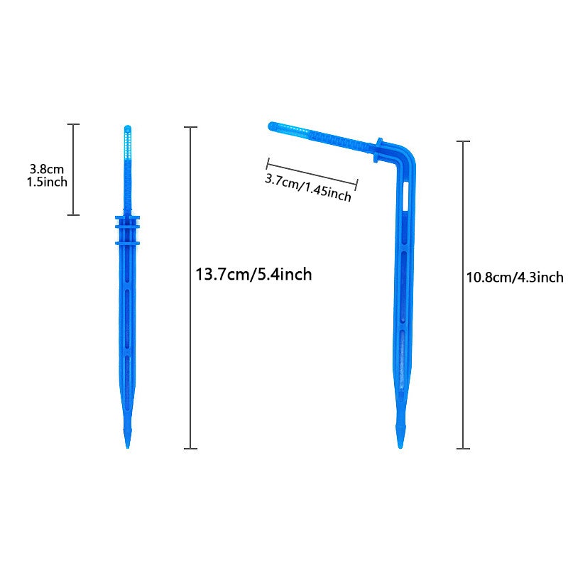 Set di 200 Picchetti Picchetto Ferma tubo per Irrigazione Gancio Ganci Tubi 16mm | Leroy Merlin