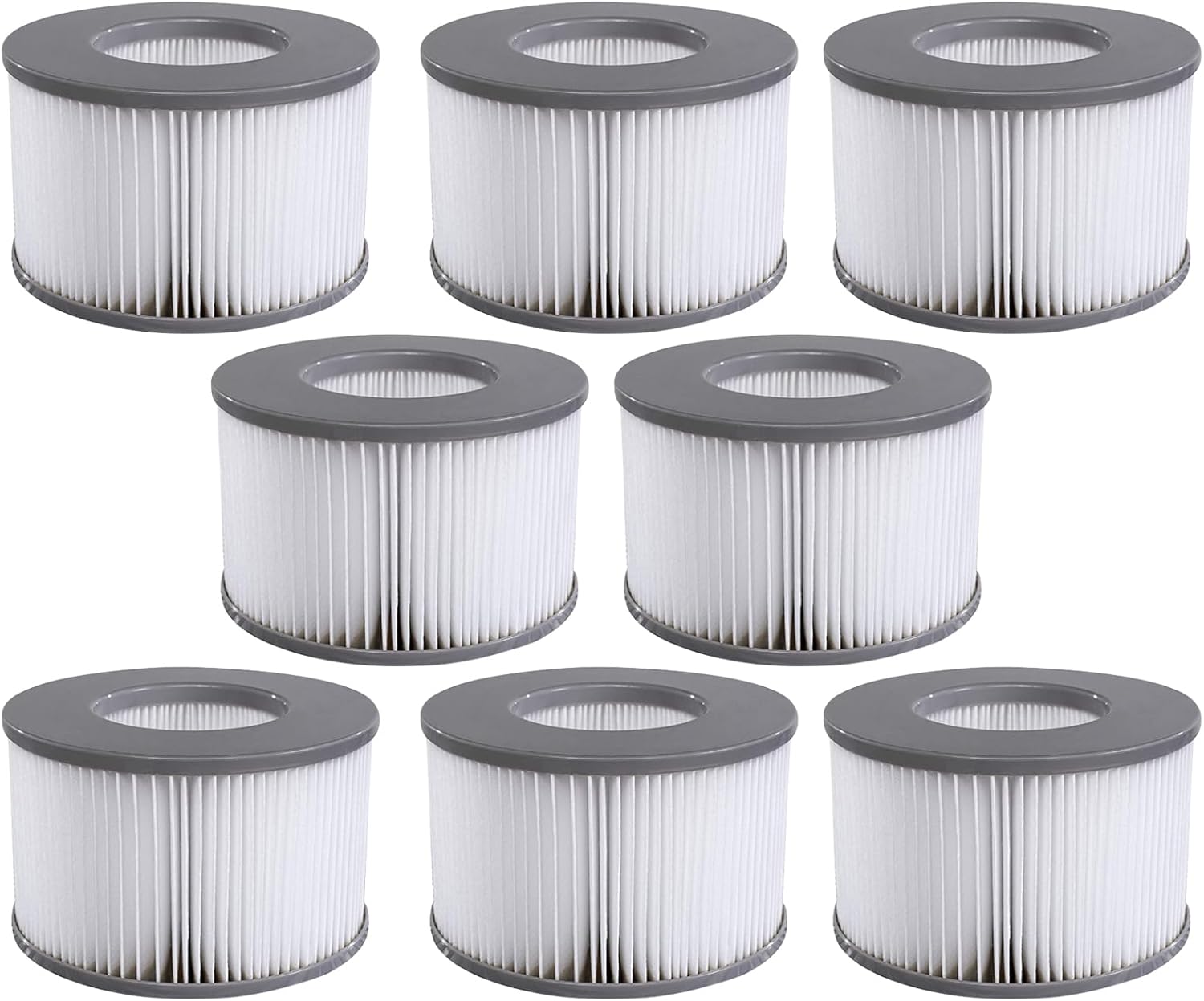Filtr Mspa, filtr wymienny do basenu dmuchanego Whirlpool, filtr do wanny (8 sztuk)