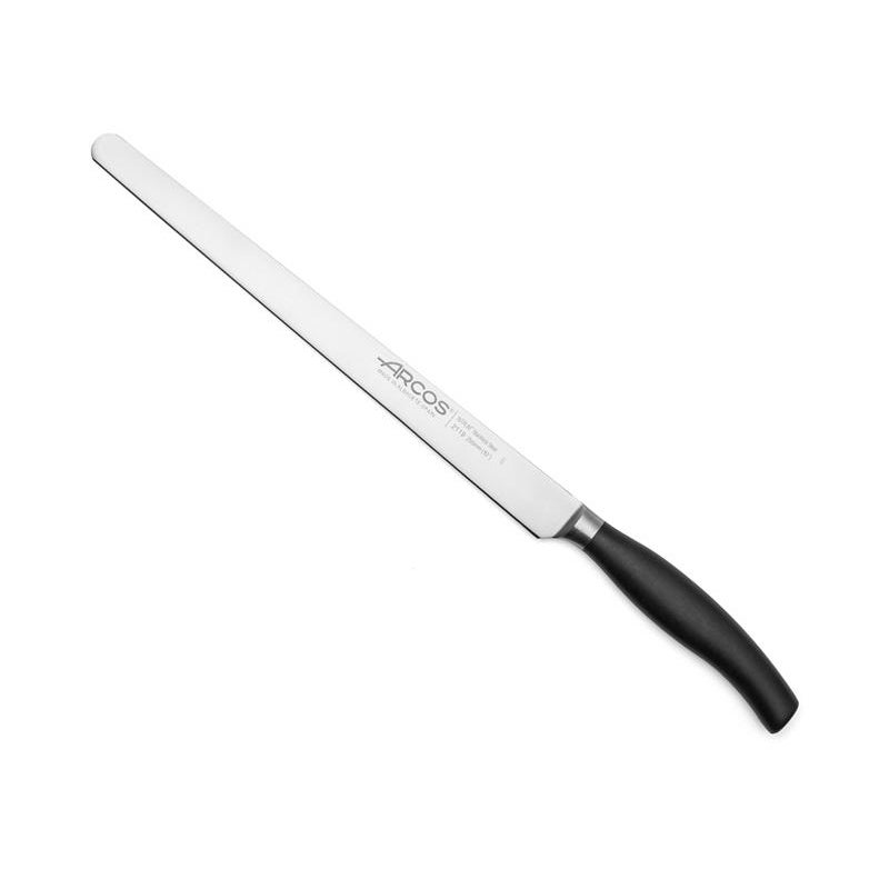 Arcos Cuchillo Jamonero De La Serie Hoja De Acero Inoxidable Nitrum® De 25 Cm De Longitud Y Mango De Polipropileno (Pp) Clara Acero Inoxidable, Leroy Merlin
