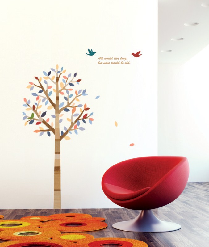 Tree and birds wall decal - Sticker adesivo - adesivi murali - - 3