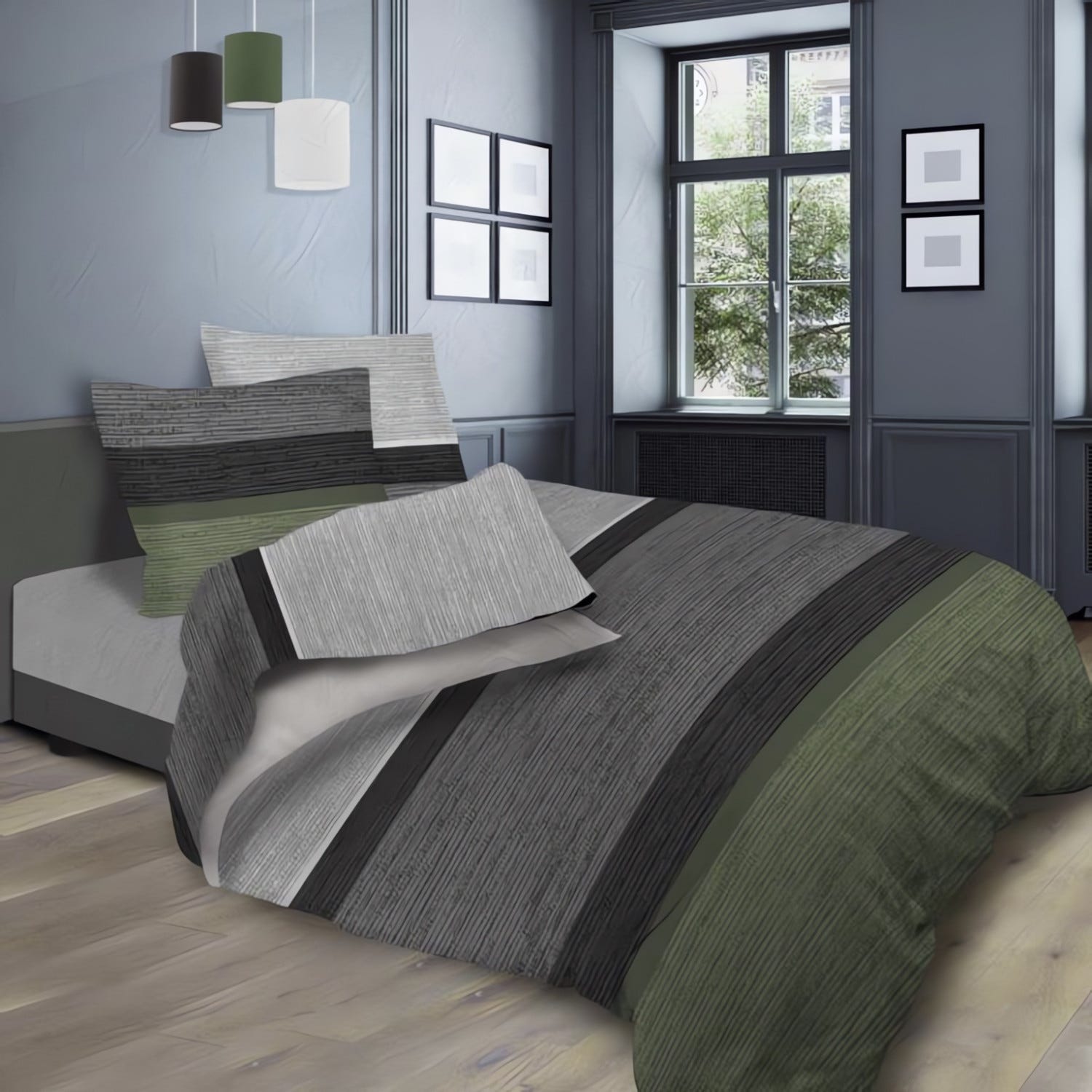 Soleil D'Ocre Drap Plat Polycoton Percale 260x300cm Lin - Qualité Hôtellerie