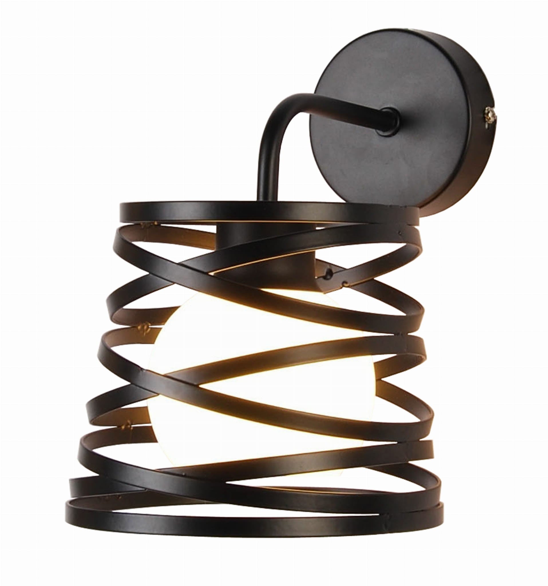 Kinkiet ścienny Akita czarny 1xG9x6W wym: 23 x 16 x 22 cm metal IP20 Candellux