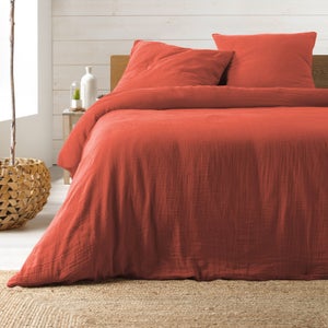 Homescapes Drap plat uni 100 % coton égyptien 200 fils rose 180 x 290 cm | Leroy Merlin