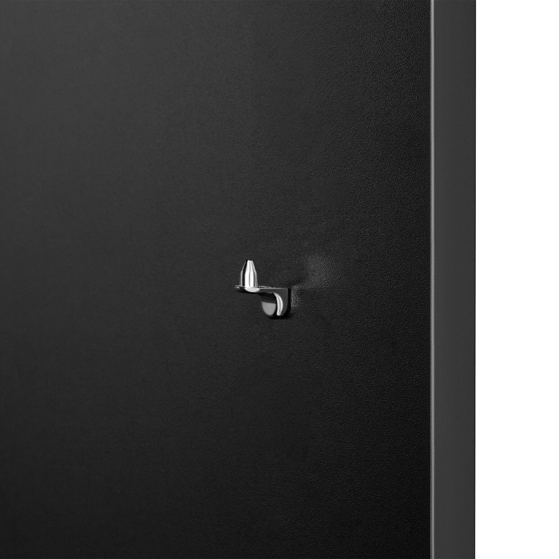 Estante de madeira com 5 compartimentos, pés de plástico, proteção anti-tombamento, 60x30x190 cm, preta, TECTAKE - 5