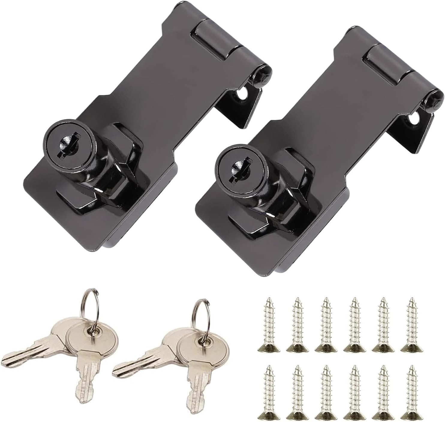Maniglia Per Finestra Con Serratura Serratura Cilindrica Chiavi Incluse Sicurezza Protezione Antifurto Grigio 4x 91485877