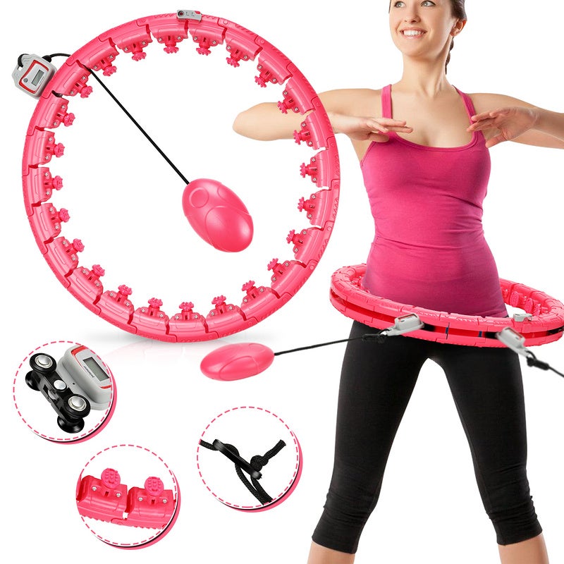 Hula Hoop pour adultes, cerceau de fitness réglable pour adultes débutants, Hullahub