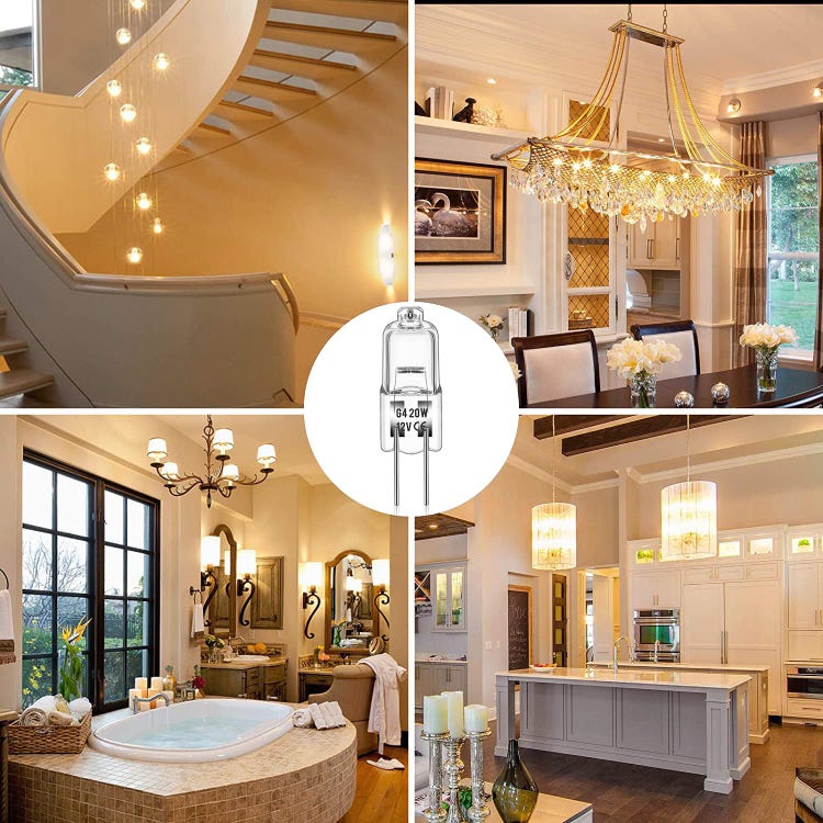 ampoule halogène g4 (10 pièces) 12V 20W Lumière Dimmable Pour remplacer les lustres en cristal,les enseignes lumineuses,les éclairages de cuisine - 6